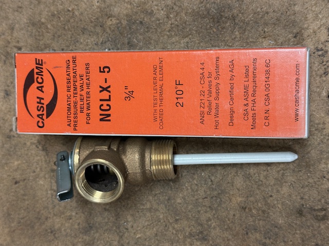CASH ACME RELEIF VALVE