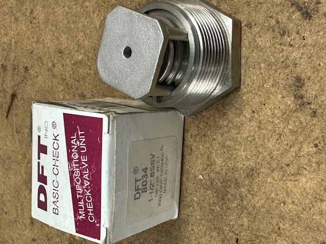 DFT MULTIPOSITIONAL CHECK VALVE